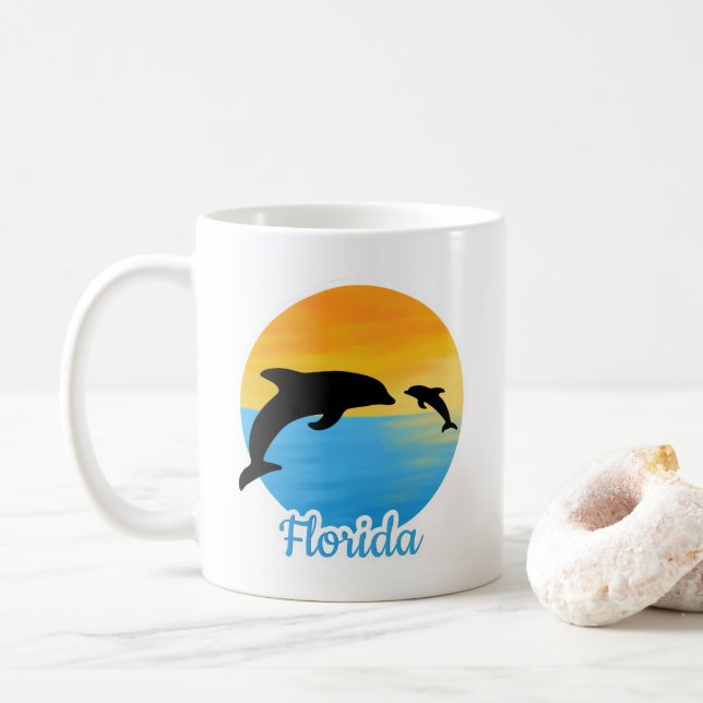 Cute Sunset i Florida Coffee Mugg (Med munk)