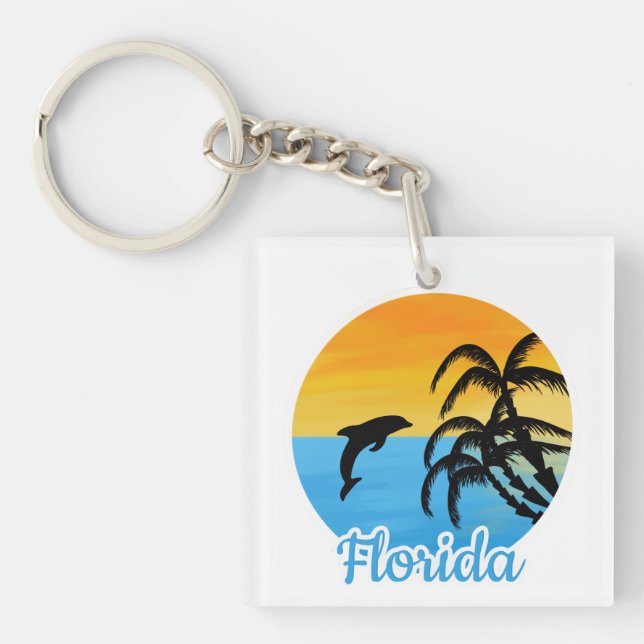 Cute Sunset i Florida med delfin (Framsidan)