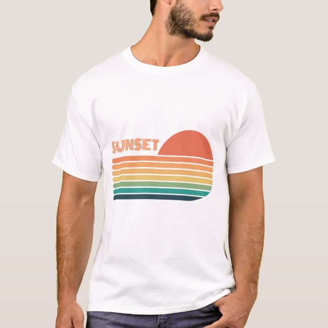 Cute Sunset T-Shirt (Framsida)