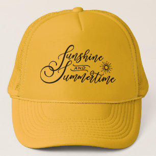 Cute sunshine and sommmertime unisex keps