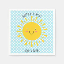 Cute Sunshine Grattis på födelsedagen Party