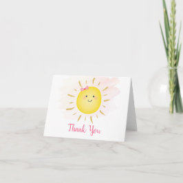 Cute Sunshine Rosa & Guld Birthday Tack
