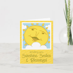 Cute Sunshine Smile får god återhämtning snart Kort