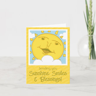 Cute Sunshine Smile får god återhämtning snart Kort