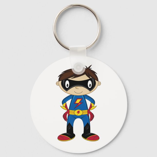 Cute SuperBoy Nyckelring (Framsida)