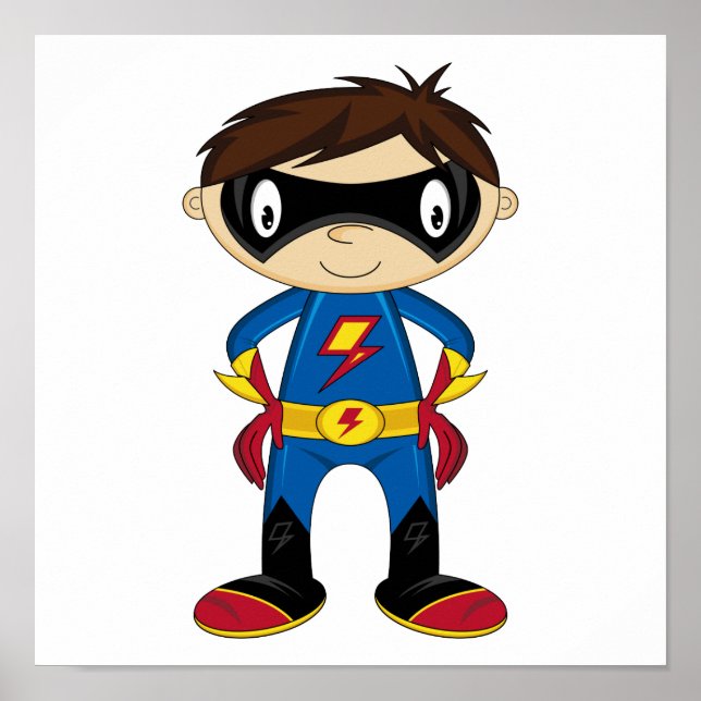 Cute SuperBoy Poster (Framsidan)