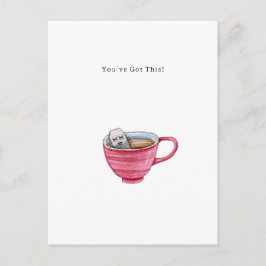 Cute Support Encouragement You've Got This Card. Vykort