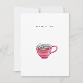 Cute Support Encouragement You've Got This Card. Vykort