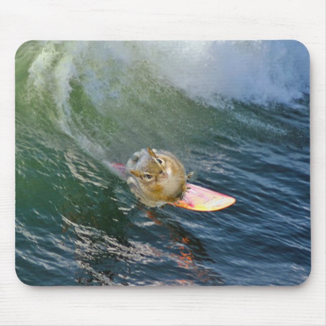 Cute Surfing Chipmunk Musmatta (Framsidan)