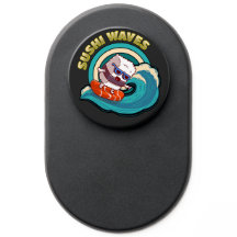 Cute surfing Kawaii Sushi