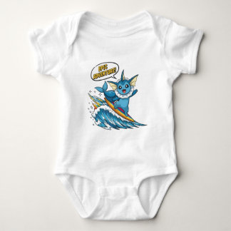 Cute Surfing Vaporeon - Eevee Evolution Water Type T Shirt