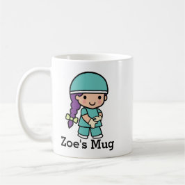 Cute Surgeon in Scrubs Kaffemugg