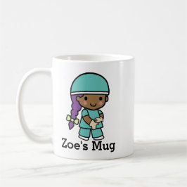 Cute Surgeon in Scrubs Kaffemugg