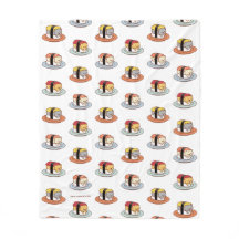 Cute Sushi Cats Flec Blanket