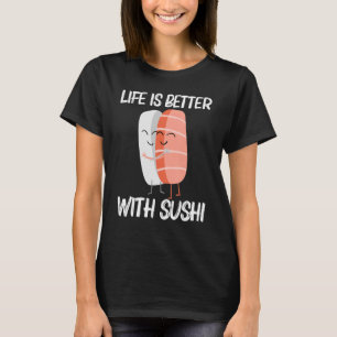 Cute Sushi För manar Women Japans Cuisine Food T Shirt