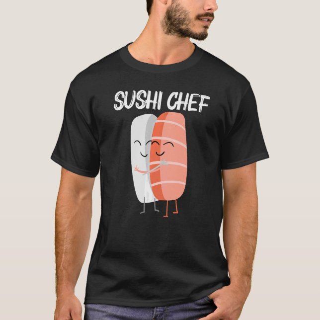 Cute Sushi För manar Women Japanskt Cuisine Food 1 T Shirt (Framsida)