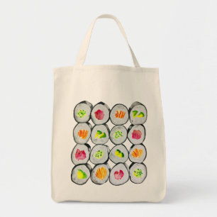 Cute sushi illustration art tygkasse