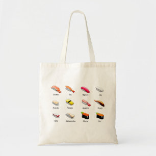 Cute sushi Japansk mat Tygkasse