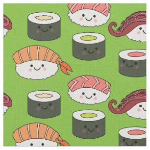 Cute Sushi Kids Kawaii Tecknad Food Tyg