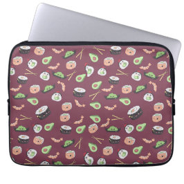 Cute Sushi mönster Laptop Fodral