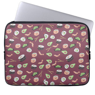 Cute Sushi mönster Laptop Fodral