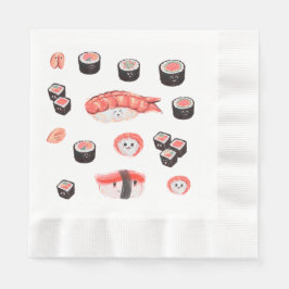 Cute Sushi Party Pappersservett