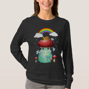 Cute Svampar Frog och Snigel T Shirt