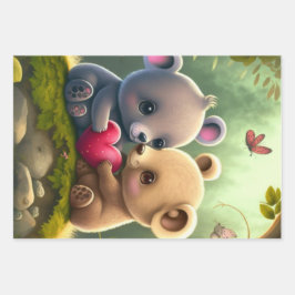 Cute svampar i skogen