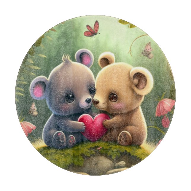 Cute svampar i skogen (Framsidan)