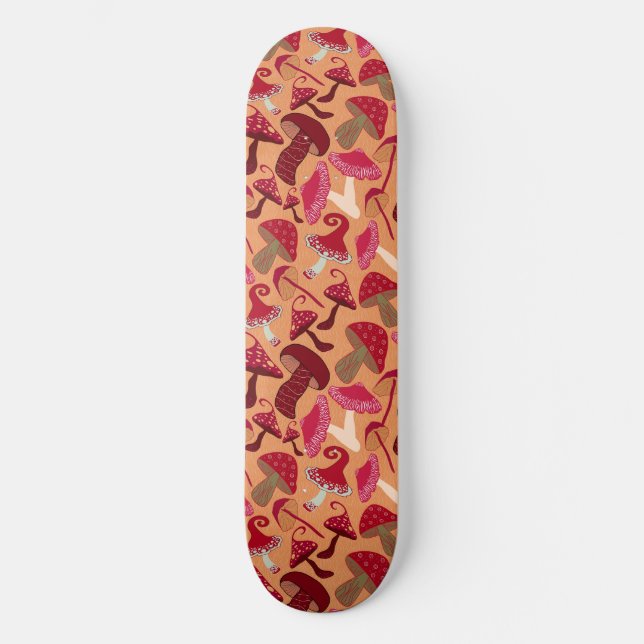 Cute Svampar Mini Skateboard Bräda 18,5 Cm (Framsida)