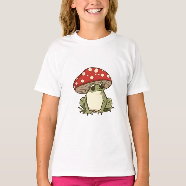 Cute svampgroda t shirt (Framsida)