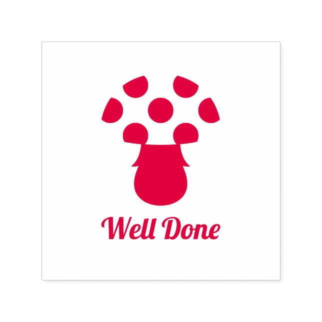 Cute svamproom Bruten lärare frimärke Självfärgande Stämpel (Design)