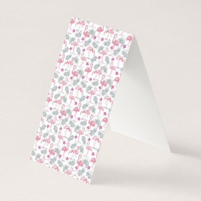 Cute Svan Birds Repeed Mönster Kort (Baksida)