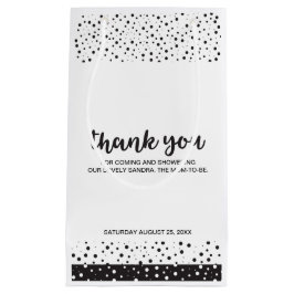 Cute, svart och vitt.. Tack för babyduschen