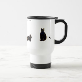 Cute Svarta katter Art Resemugg