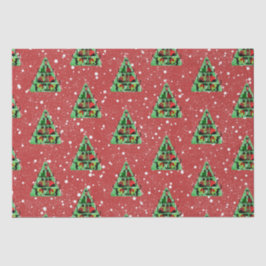 Cute Svarta katter i Sweaters Julgran Red