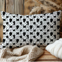 Cute Svarta katter och Ord Mönster