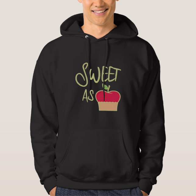 Cute Sweet as Apple Paj Chefs Hoodie (Framsida)