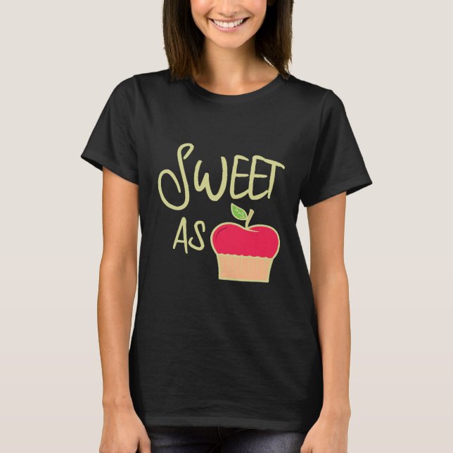 Cute Sweet as Apple Paj Chefs T Shirt (Framsida)