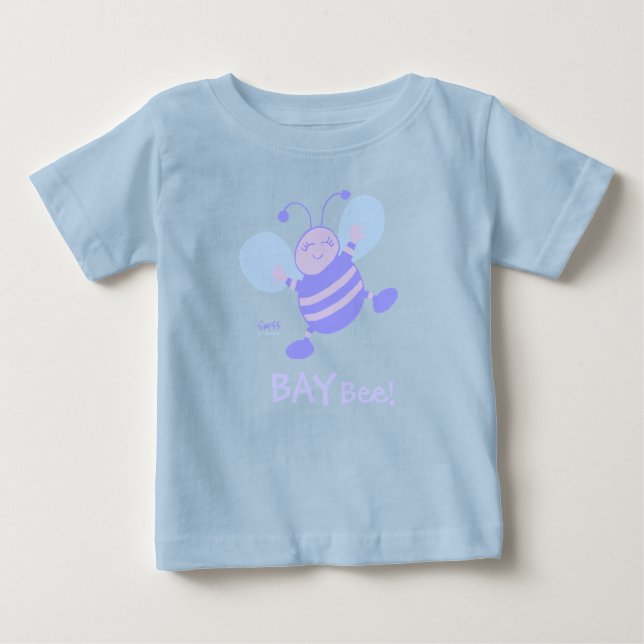 Cute Sweet Baby Bee Unisex Clothing T-shirt (Framsida)