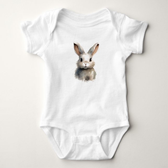 Cute Sweet Bunny Rabbit T Shirt (Framsida)