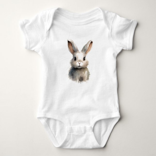 Cute Sweet Bunny Rabbit T Shirt (Framsida)