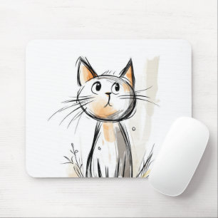 Cute Sweet Cat Illustration Musmatta