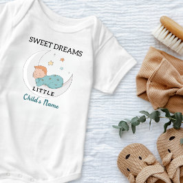 Cute Sweet Dreams Little Pojke Anpassningsbar T Shirt