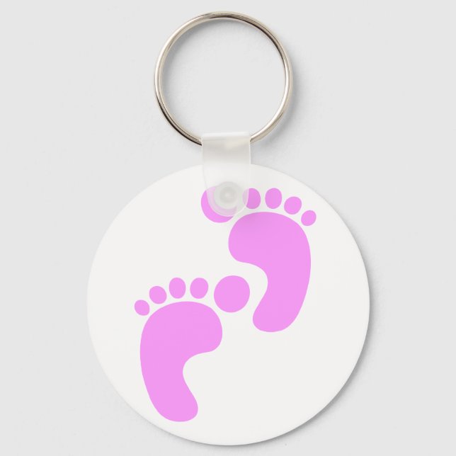 Cute Sweet Footstep Rolig tröja Nyckelring (Framsida)