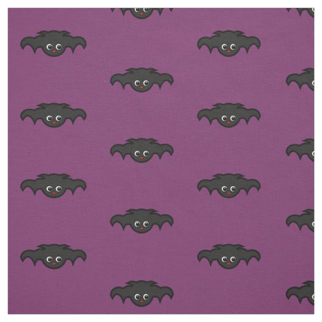 Cute Sweet Kawaii Fladdermus Tyg (Provkarta)