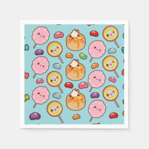 Cute Sweet Kawaii Trets Pappersservett