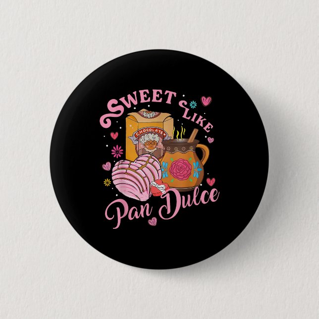Cute Sweet like Pan Dulce Spain Mexican Bread Va Knapp (Framsida)