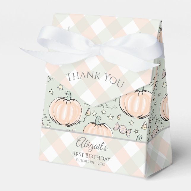 Cute Sweet Little Pumpkin Halloween & Fall Presentaskar (Framsidan Sidan)