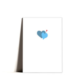 Cute Sweet Minimal Valentine Card Helgkort